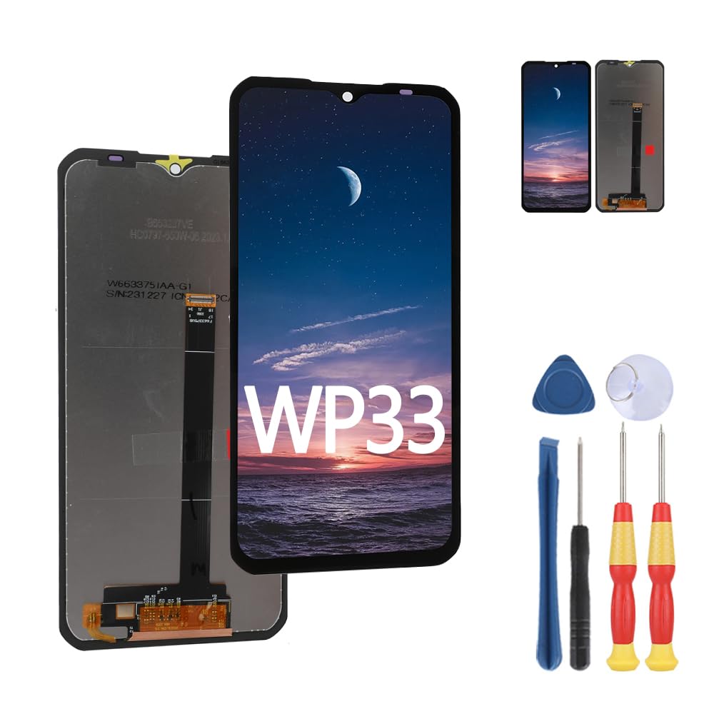 Nowy ekran dotykowy do wyświetlacza LCD Oukitel WP33 Pro Wymień części narzędziami.