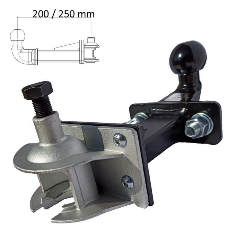XIMPLIO Universelle Hakenverlängerung für Fahrradträger inkl. Steckkupplung für jedes Type Anhängerkupplung 200 mm