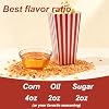 Popcorn Machine with Cart & Wheels 8OZ- Popcorn Maker with 800W Stainless Steel Kettle, pop corn Machine Maker for Home, Theater Style, Parties, Christmas, School, commercial, Outdoor Use, Red