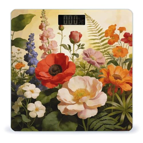 Báscula Digital de Baño Precisa con Pantalla LCD Grande miniatura 1