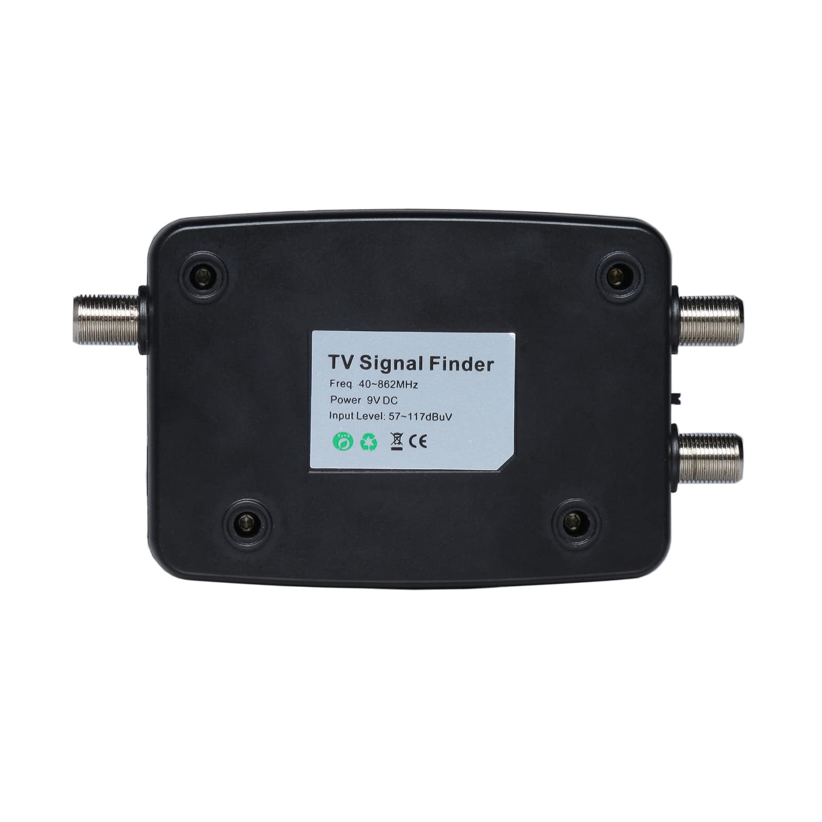 HUIOP Buscador de señal de TV, Pantalla LED, Antena de TV portátil, buscador de Fuerza de señal, medidor de búsqueda de señal con brújula, zumbador de Alarma