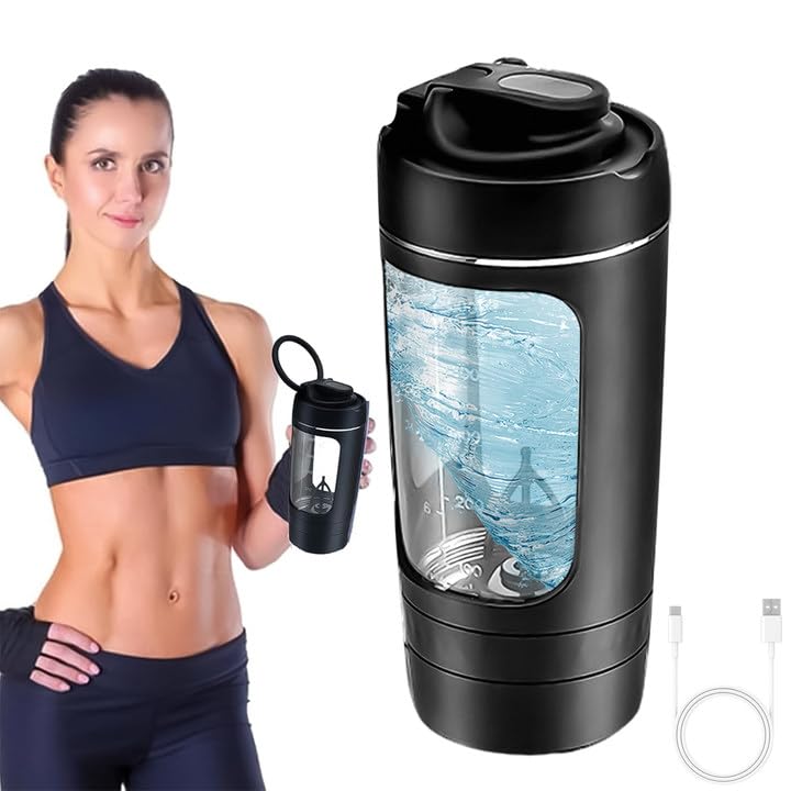 650MLProtein Shaker mit 9000 U/min,Wiederaufladbare blender bottle...