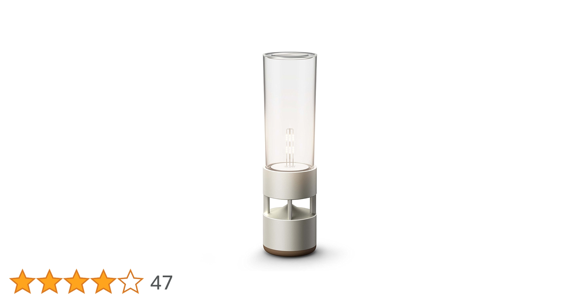 う*こ様 【期間限定出品】ソニー グラスサウンドスピーカー LSPX-S1 ×2 話題のグラス・スピーカーを2本セットで購入♪ - ケータイ Watch