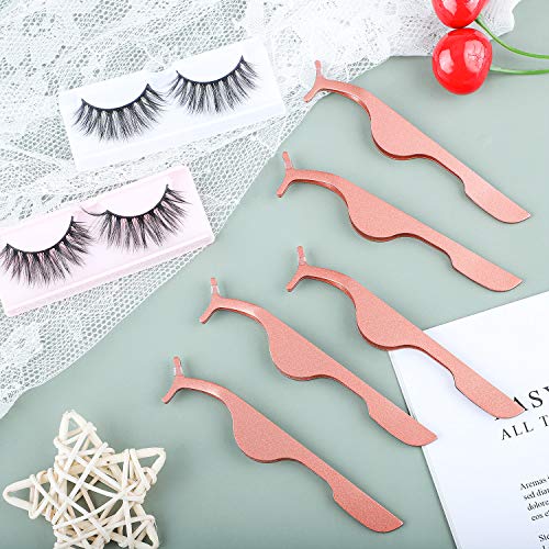 image for Elcoho 30 Pieces False Eyelashes Applicator Tool Stainless Steel Eyela