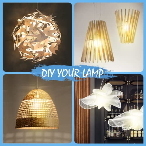 Simple Deluxe 360W 15Ft Extension Hanging Lantern Pendant Light Lamp Cord Cable E26 Socket On/Off Switch (No Bulb Included) #TOP5