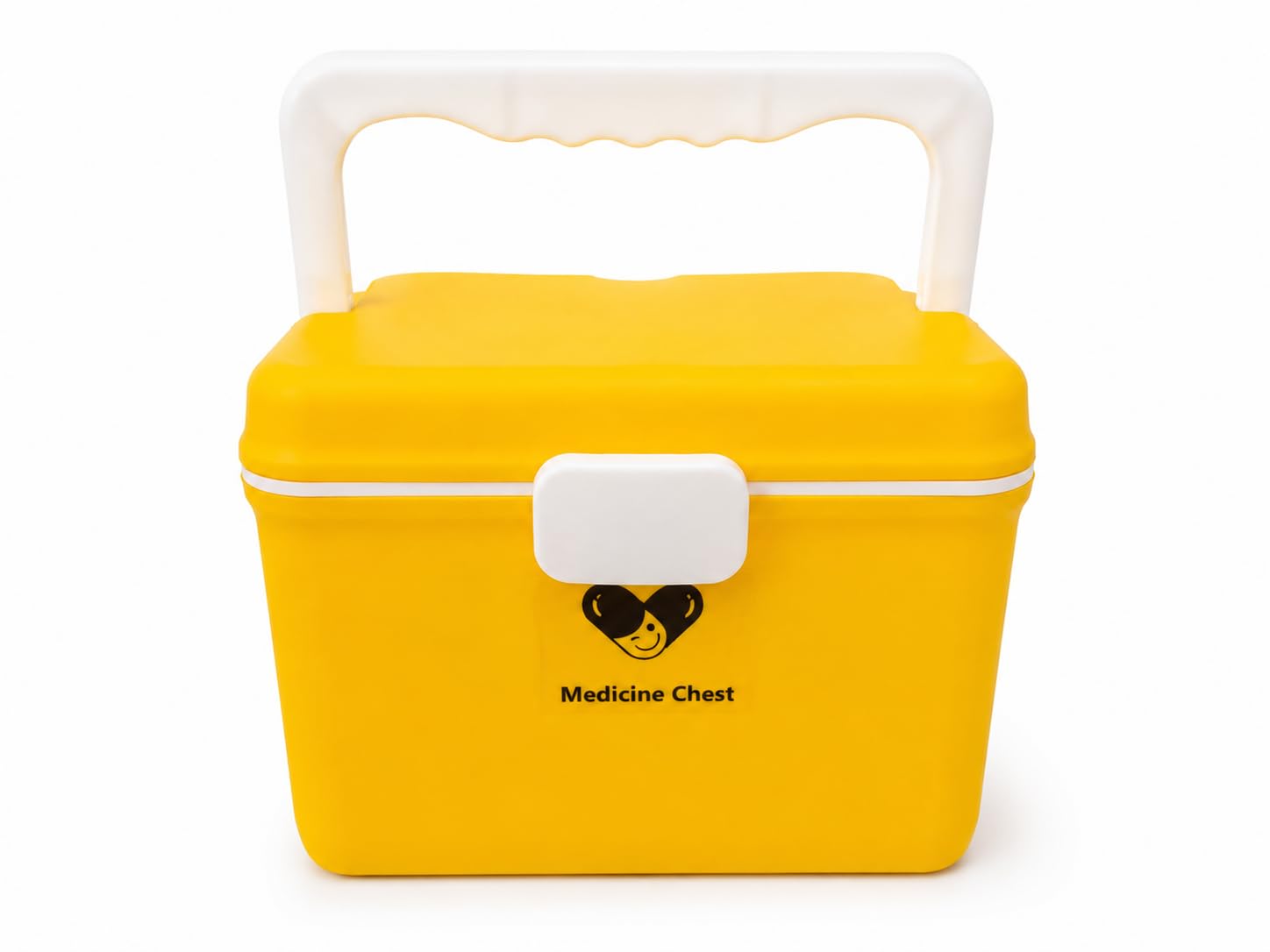 HomeCloud Plastic First Aid Box with Tight Lock Mechanism & Convenient Handle | Multi-Purpose Medicine Storage Organizer for Medicines, Bandages, Ointments & Medical Tools (Yellow)-image-49