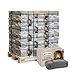 Produktbild Rekord® Braunkohlebriketts 900 kg (90x10 kg Gebinde) auf Palette  Kaminbriketts mit hohem Heizwert & Langer Brenndauer  QualitätsBraunkohle für Kamine & Dauerbrandöfen  Gluthalter Briketts