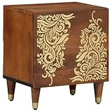 Polyvalente : avec ses 40 x 33 x 46 cm (l x p x h) et une capacité de charge allant jusqu'à 60 kg, la table de chevet étroite peut également être utilisée comme petite table basse ou buffet dans le salon, le montage est rapide et l'entretien est facile – il suffit de l'essuyer avec un chiffon sec