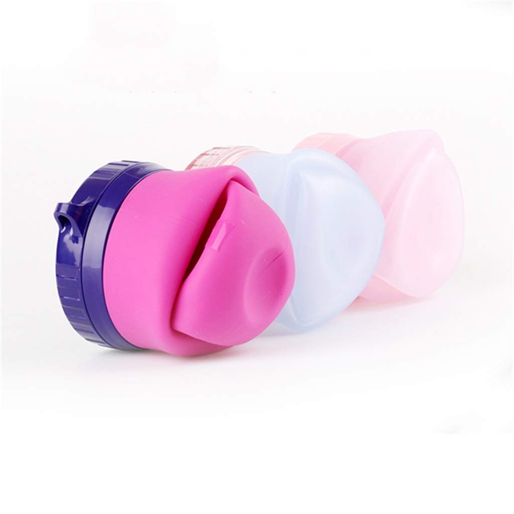 Bouteille d'eau Pliable, 370ml Gel De Silice Sports De Plein Air Peut Être Rempli d'eau Bouillante (5 Couleurs)