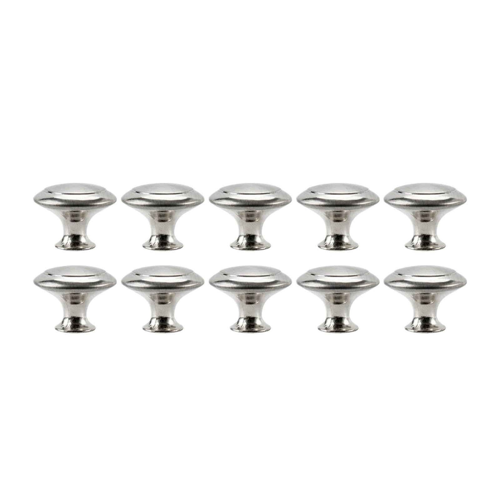KLdcfhDR 5/10/20pcs Brushed Nickel Stainless Steel Cabinet Drawer Knobs(10pcs)