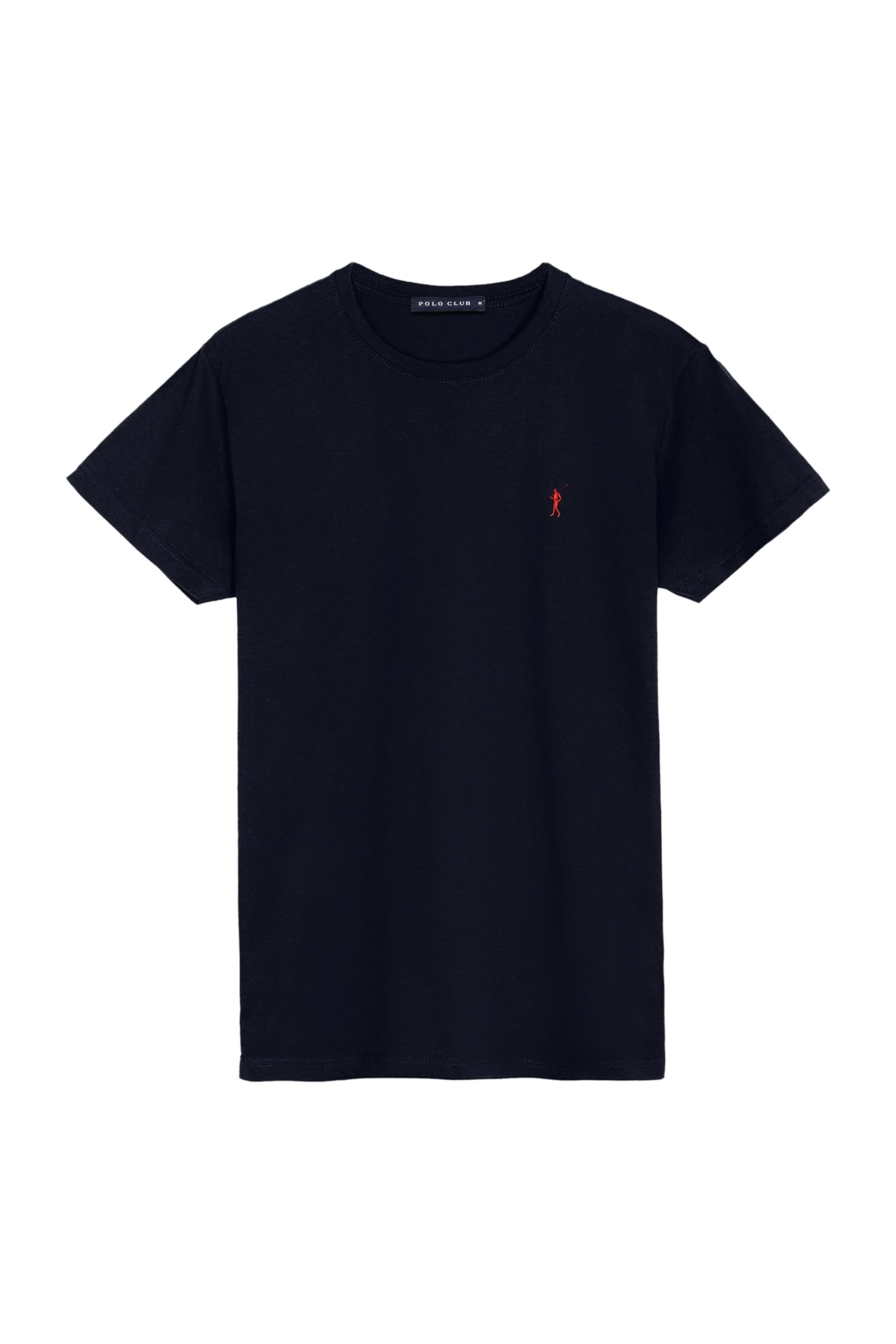 Polo Club Maglietta Basic Cotone con Logo Ricamato Uomo - T-Shirt for Men
