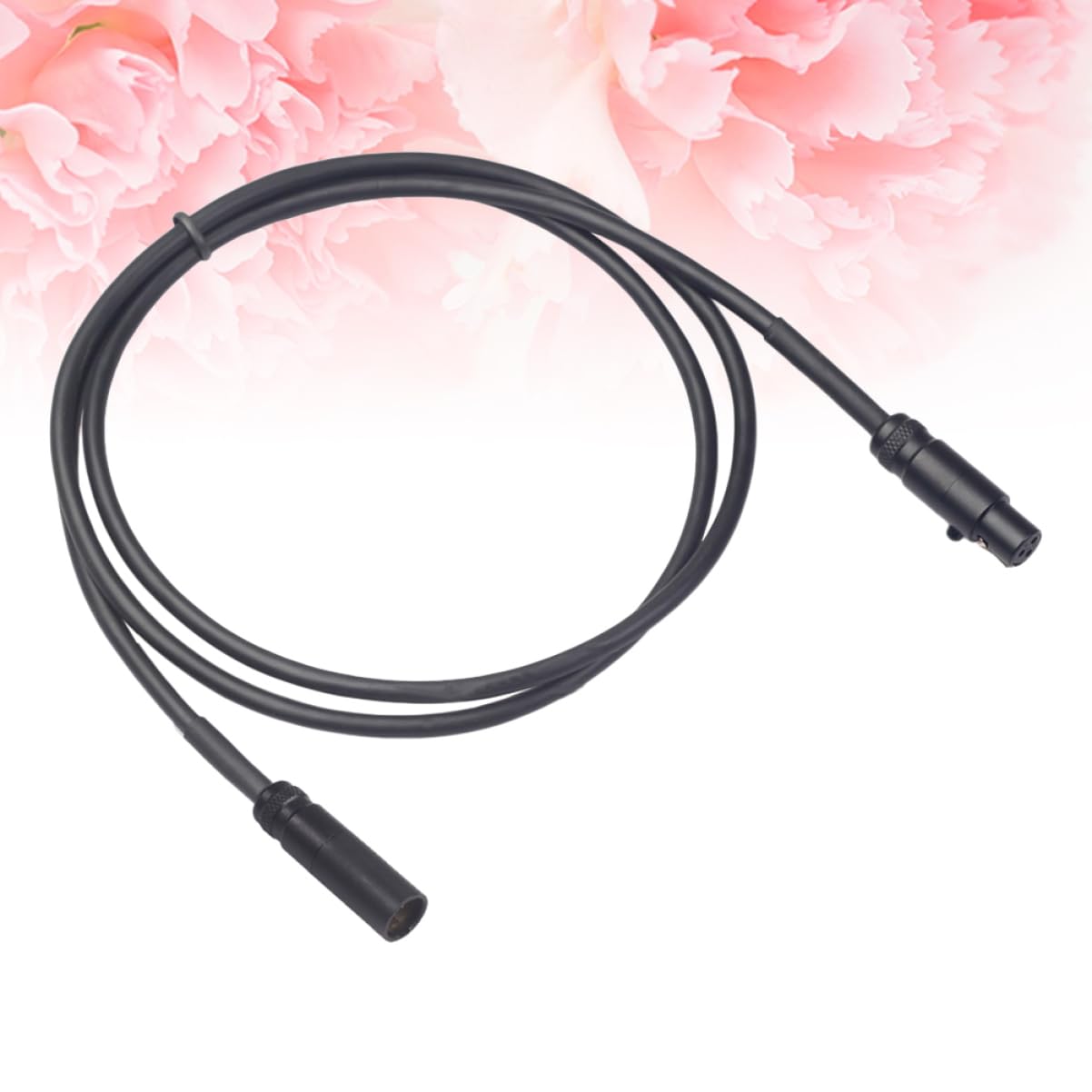 ibasenice 3piezas Cable De Extensión De Mini Xlr Macho Hembra Para Micrófono Compatible Cámaras De Vídeo y Dslr Diseño Flexible y Resistente Alta Fidelidad y Durabilidad