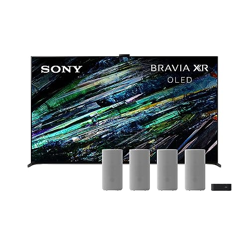 Sony 55 Inch BRAVIA XR A95L QD-OLED 4K HDR Google TV & Sony HT-A9 7.1.4ch Home Theater Speaker System
