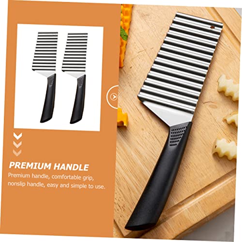 Herramientas de Corte Ondulado para Patatas y Verduras 2 Pzas miniatura 4