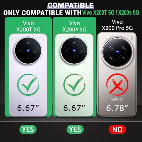 Image of Shockproof Case Compatible with Vivo X200T 5G / X200s 5G | Full Camera Protection | TPU Flexible Back Cover for Vivo X200T 5G / X200s 5G (Graphite Grey)