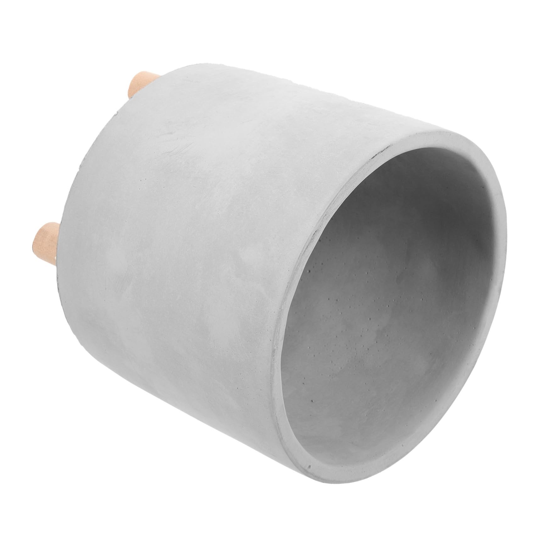 Toyvian Pot de Fleurs Ciment Créatif Jardinière Intérieur pour Plantes Fleurs Maison Bureau Balcon Jardin