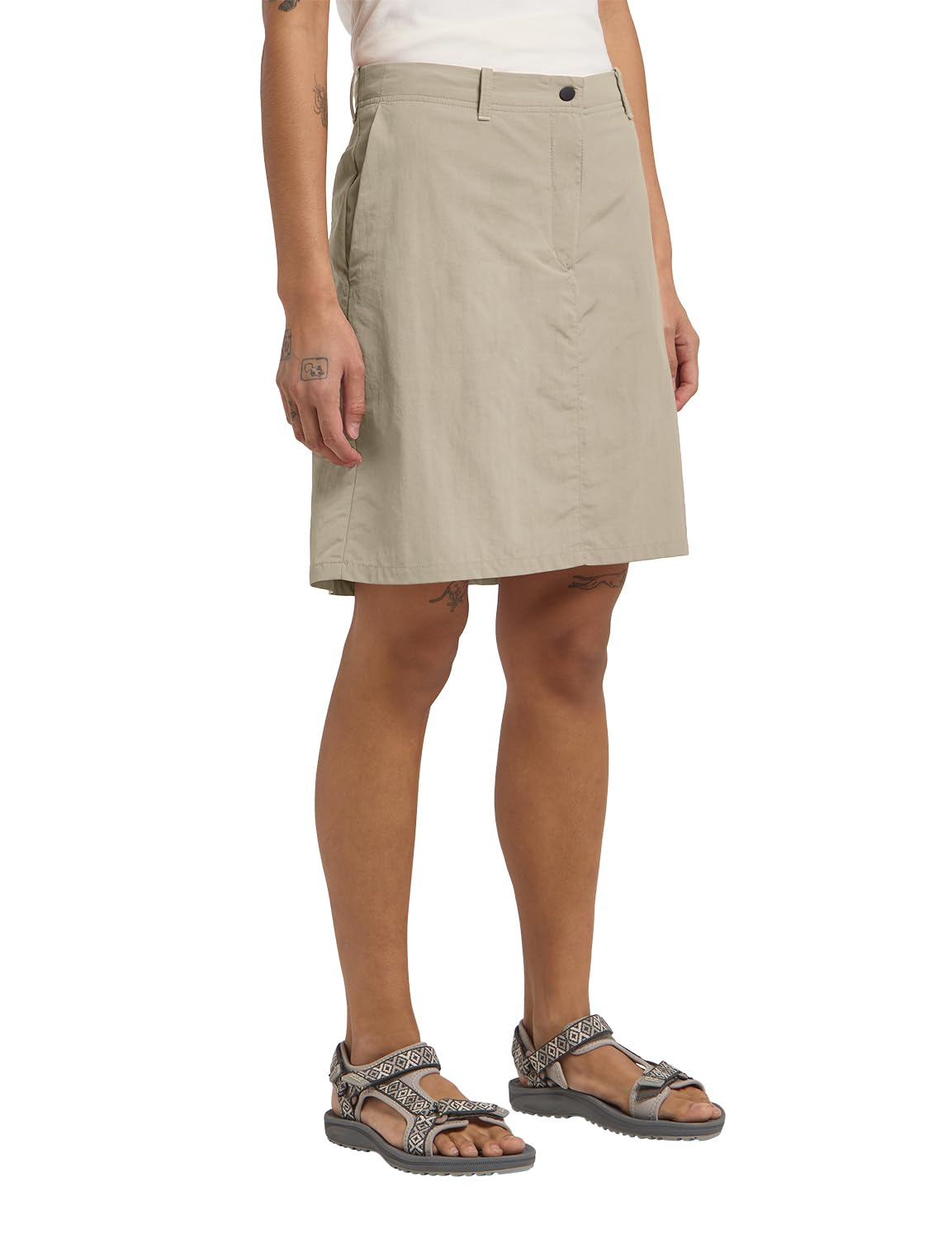 Jack Wolfskin TIHAMA Skort W, Stone, 16