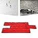 Decorative Concrete Texture Mats Concrete Stamping Mold 22.2 * 12inch PU Stone Texture with Handles for Driveways Patios Sidewalks Interior Floors