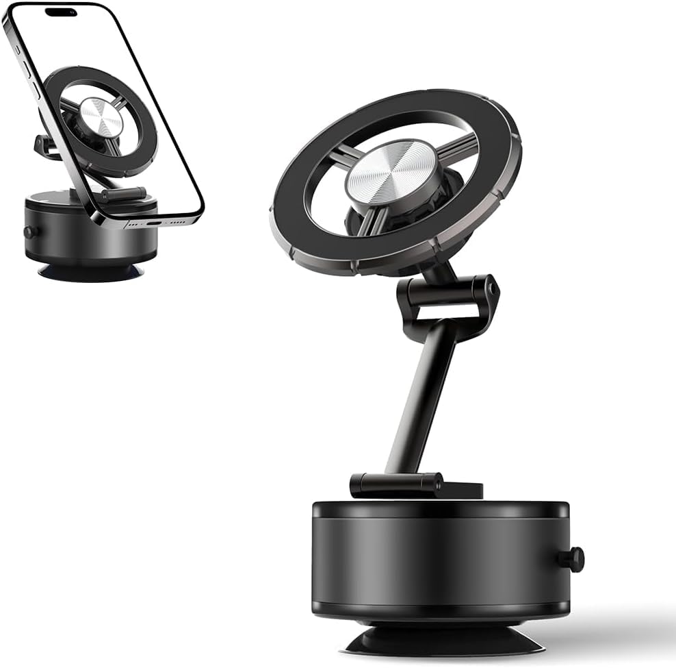 Magnetic Phone Holder - Electric Magnetic Phone Holder for car Phone Holders for Your car 360 Adjustable Magsafe