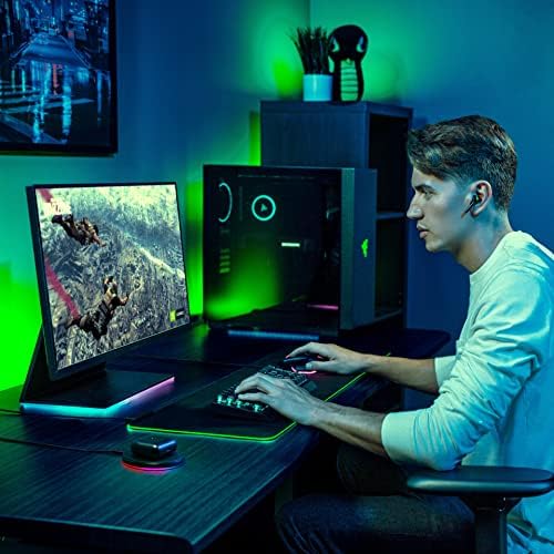 NEW Razer Hammerhead Pro HyperSpeed Wireless Gaming Earbuds for PC, PlayStation, Switch, Mobile: Adjustable ANC - Fast Wireless Charging Case - 30 Hr Battery - Bluetooth 5.3 - Chroma RGB - Black 9 51KQfKb0muL. AC
