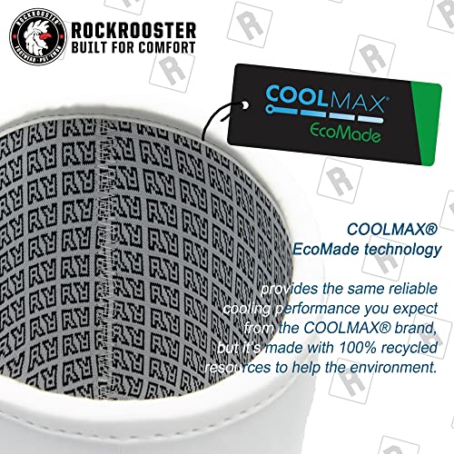 ROCKROOSTER Porter Pull On Rubber Boots for Men, 15" Composite Toe BASF Polyurethane PU Waterproof Wellington Work Boots, PR, EH, Metal Free, Oil Resistant, ASTM F2413-18, WS7013