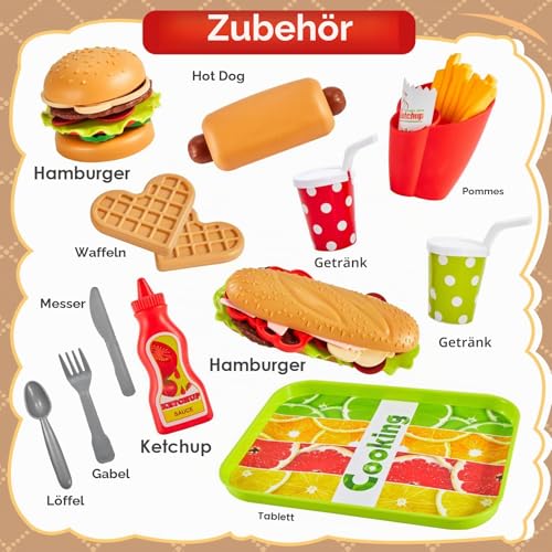 Foto von BUYGER Kinder Lebensmittel Kinderküche Zubehör Spielzeug 3 + Jahre