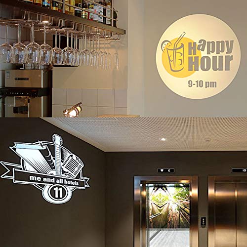 Ykgobo Led Logo Gobo Projector Image Rotation Ip65 Waterproof With Manual Zoom Dj Effect Light Custom Gobos For Hotel Car Wash Company Restaurant Store Wedding Advertising Outdoor Use #TOP2