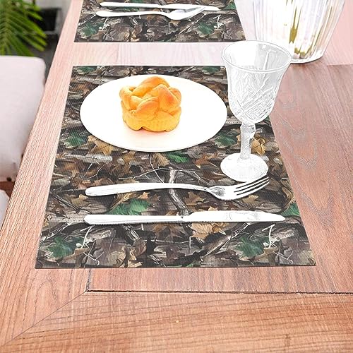 Sets de table en PVC Cold Tree 30x45 cm lavables et anti-dérapants