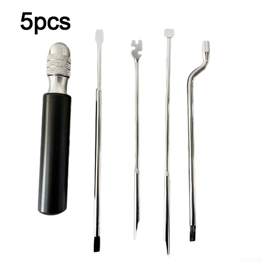 Professional 591213 Kit d'outils d'accordage avec clé d'accordage pour l'entretien des instruments à cordes (12 pièces)