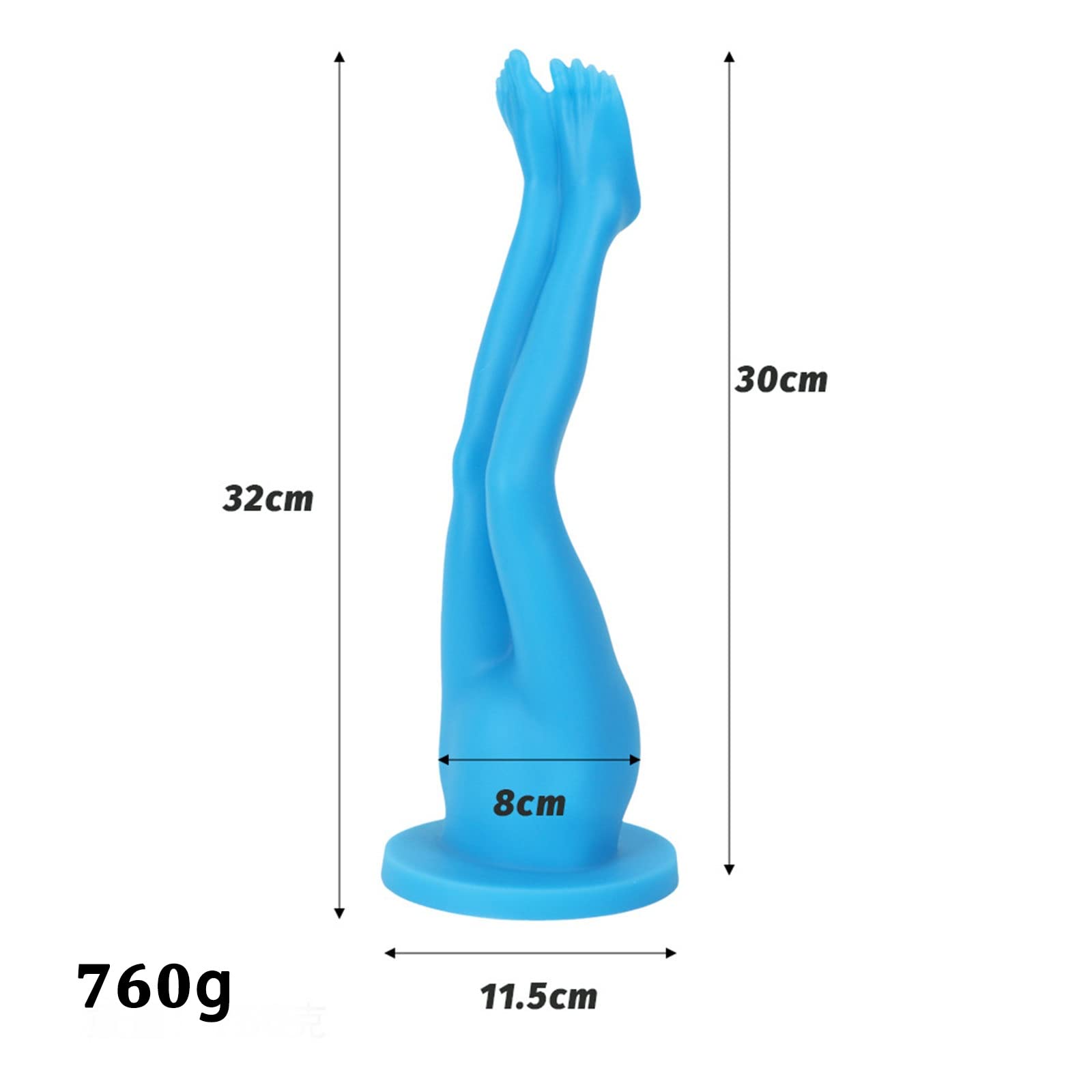 Realistischer Schenkel Dildo mit starkem Saugnapf und Analplug-Fuß - Analsexspielzeug für Männer und Frauen, anale und vaginale Masturbation, Butt Plug, Analdildos Sexspielzeug für Paare (Col