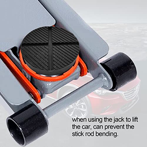 Image of 1Pcs Floor Jack Pads Universal for Floor Jack Rubber Pad Cross Groove Design Jack Pad Adapter, Universal X-Slot Rubber Jack Pad Adapter, Jack Pad Adapter Pinch Weld Side Frame Rail Protector Puck /Pad