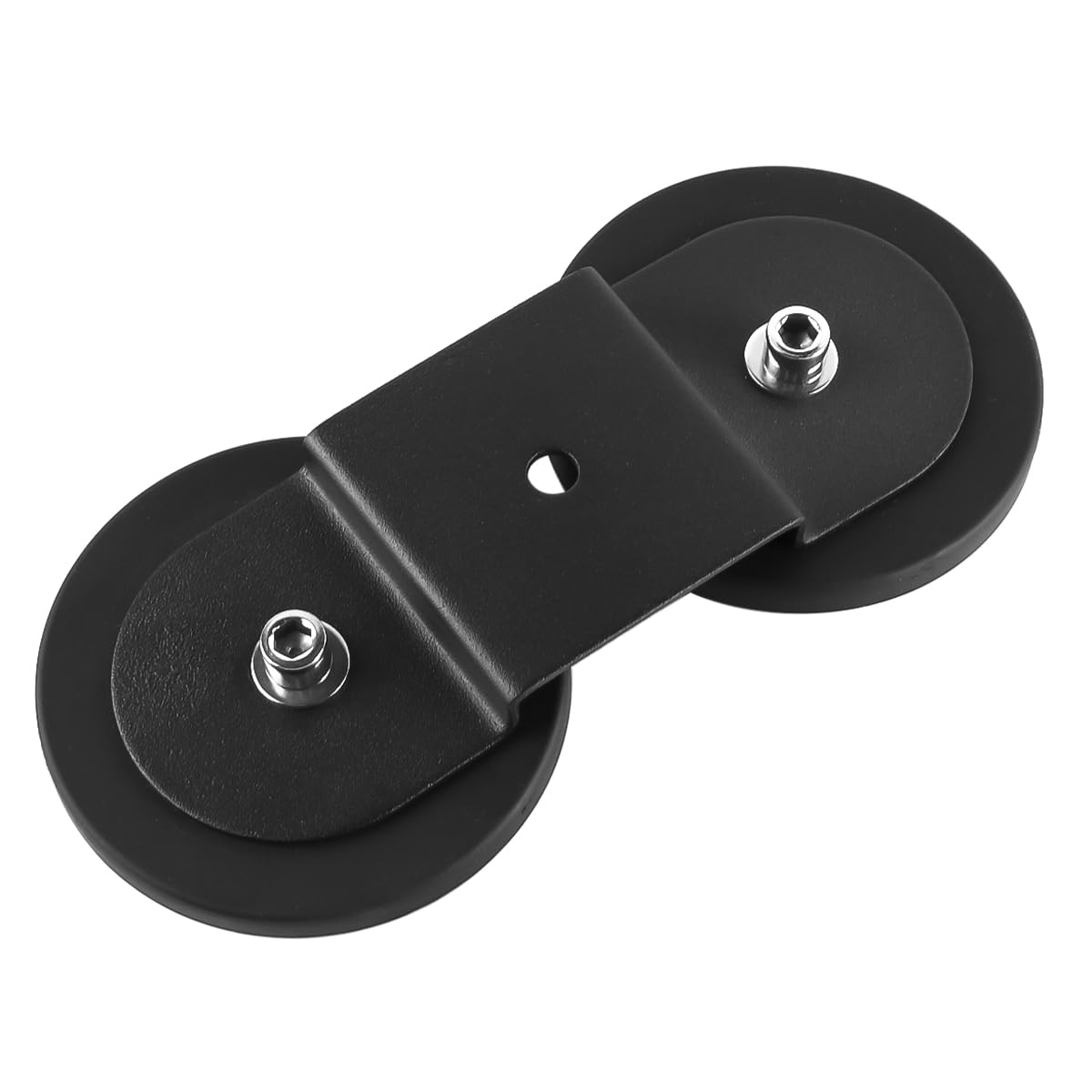 Staffe di Montaggio magnetiche da 88 mm per Il Cofano o Il Tetto per Montare Barre Luminose Base di Montaggio per Barre Luminose con Gomma e Forte Magnete