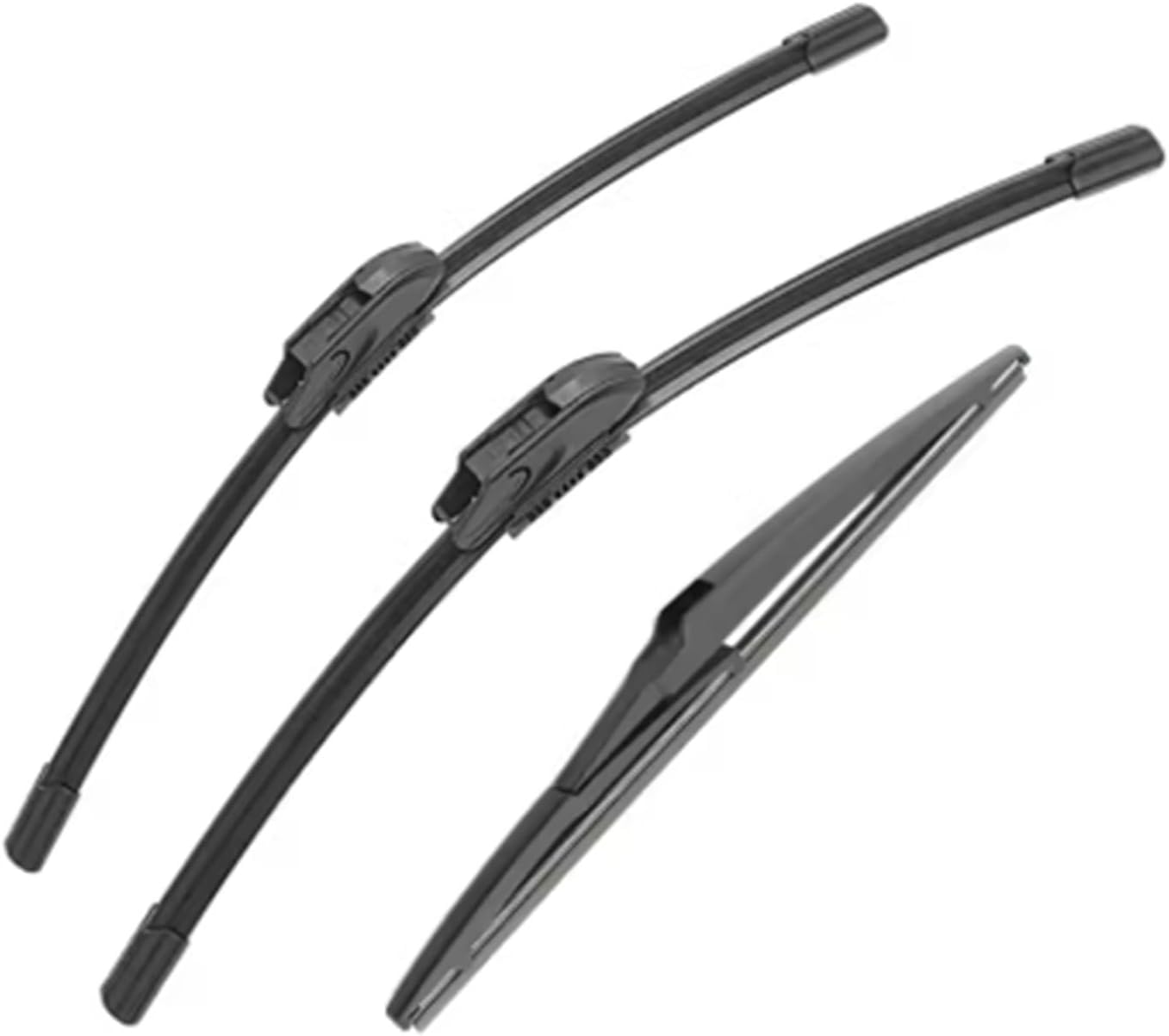PLAKDFUU Wiper Blades Front Rear Set for Toyota RAV4 XA50 2019-2023 26 "16" 12" - Silent & Streak-Free