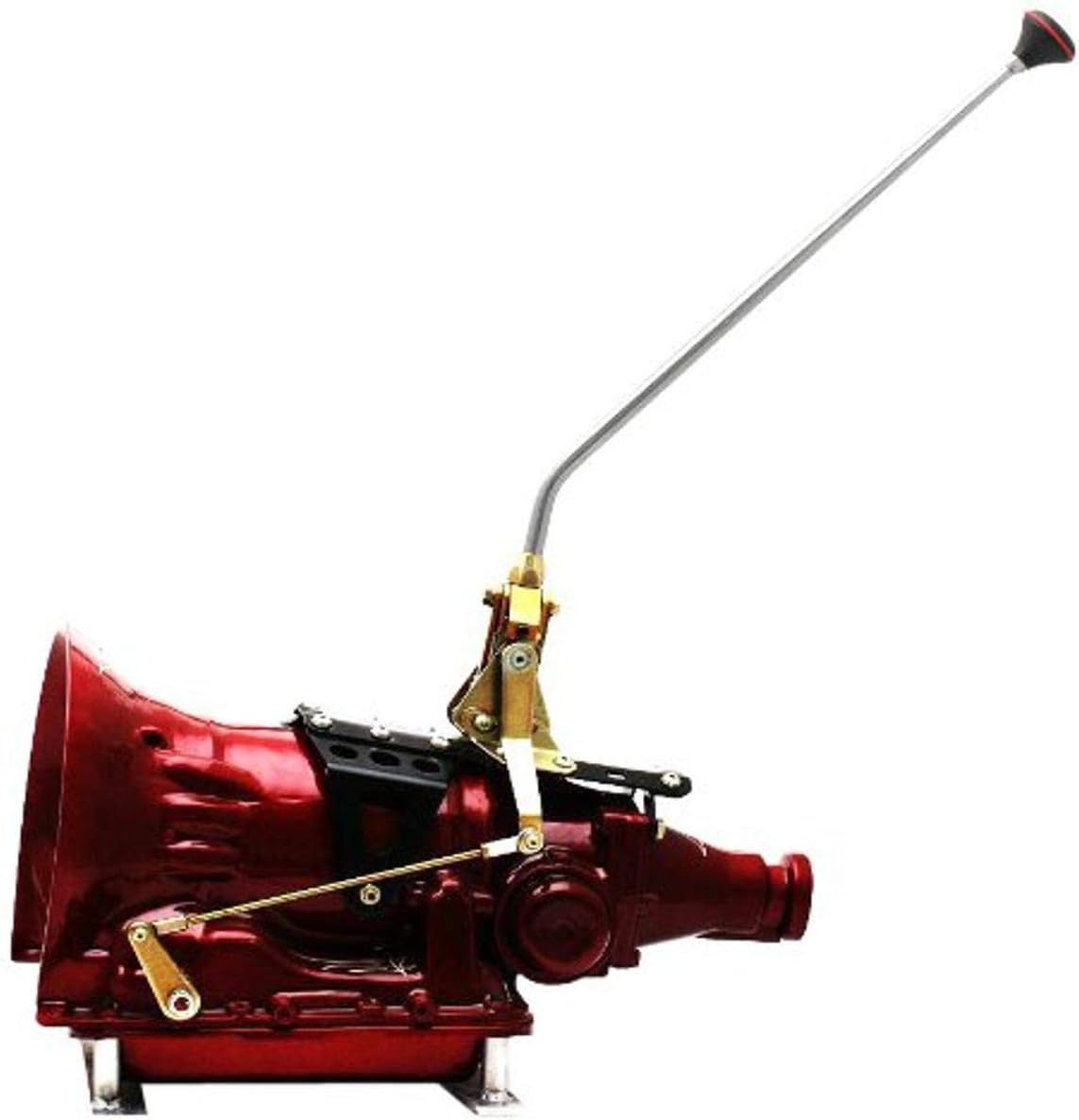 American Shifter 57883 Dual Action Automatic Transmission Shifter Kit with 23" Single Bend Arm and Black Knob for GM 4L60-E Transmission