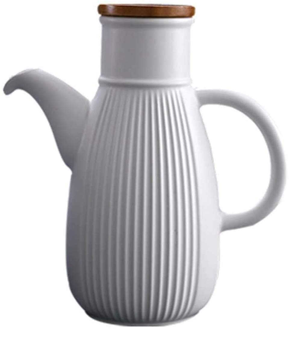 Botellas Dispensadoras De Cerámica De Aceite Y Vinagre con Tapón, Botella De Salsa De Soja/Tarro De Vinagre/Aceite De Oliva/Salsa Dispensador De Especias Almacenamiento En La Cocina Casera -