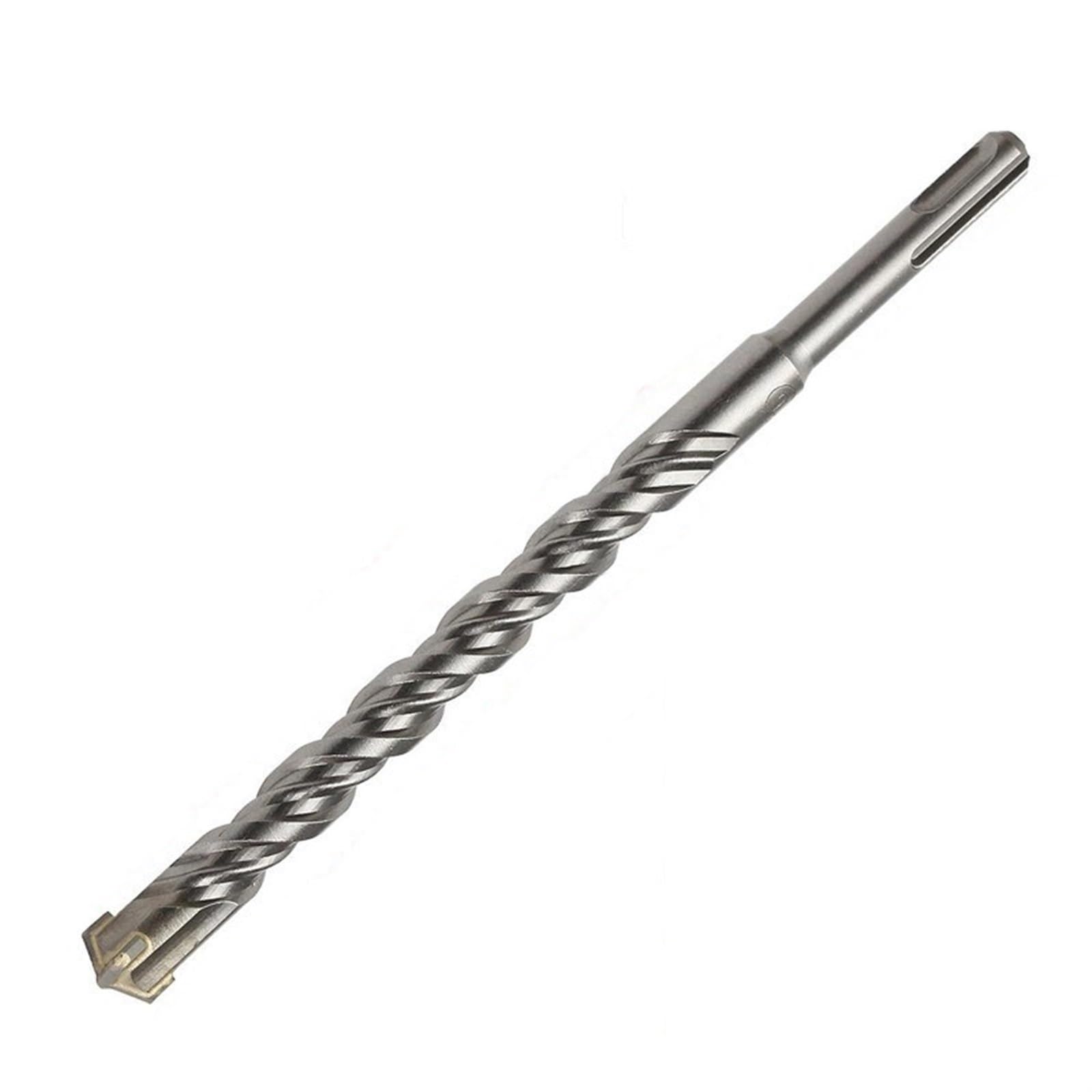 Zestaw wiertła obrotowego SDS Plus， Wiertło udarowe SDS Plus Wiertło z węglika spiekanego Końcówka krzyżowa 200 mm 5-25 mm do betonu z cegły kamiennej | 25mm