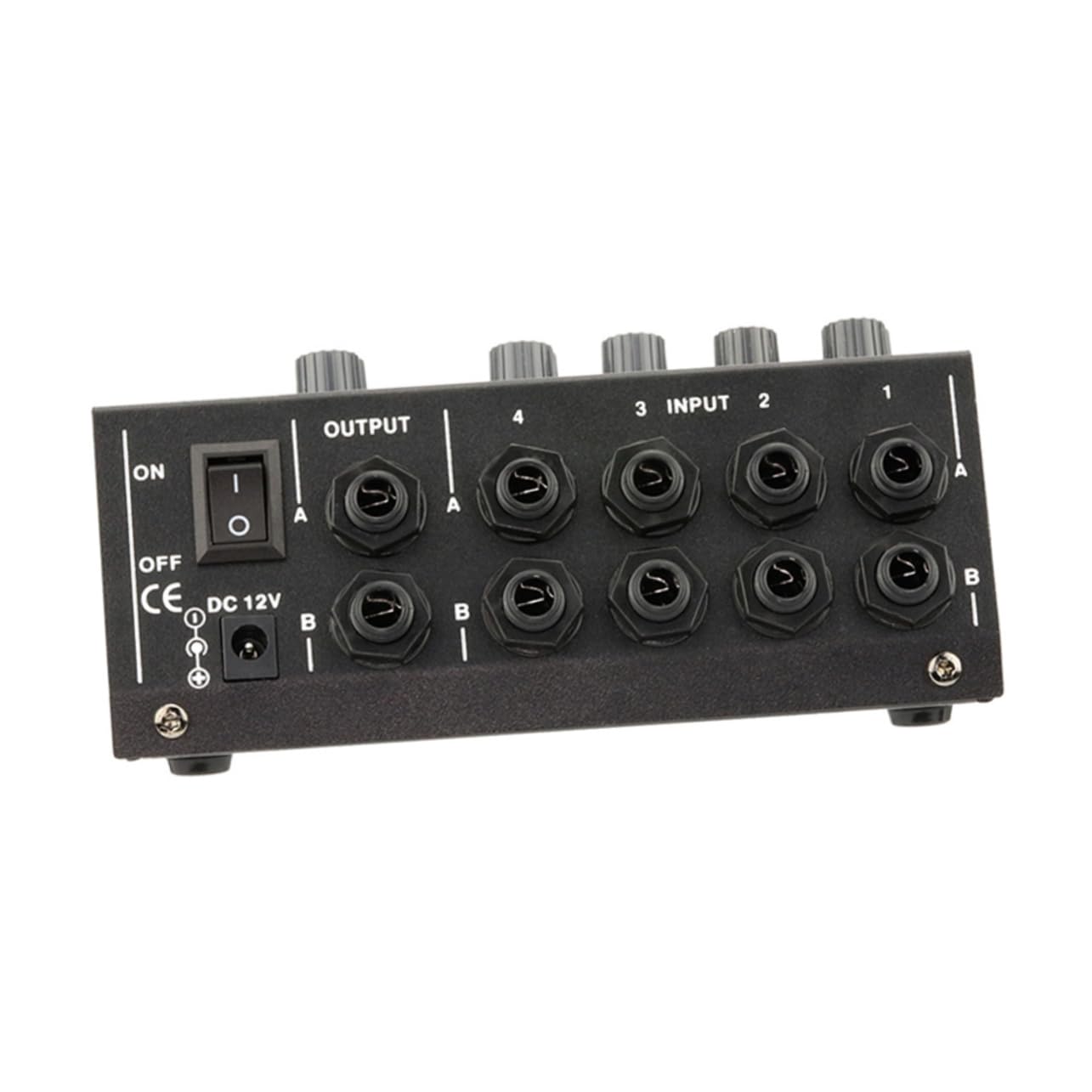 VICASKY Audio Mixer Professional Sound Mixer with Master Volume Knobs Supports Mic Line Input for Equipment Live Sound and Recording