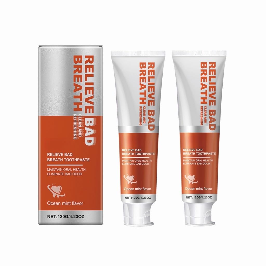 Dentifricio delicato e pulito con estratto di gelsomino e vitamina C for gengive sensibili, alito fresco alla menta, cura dello smalto, sbiancante - 6 once(3pcs)