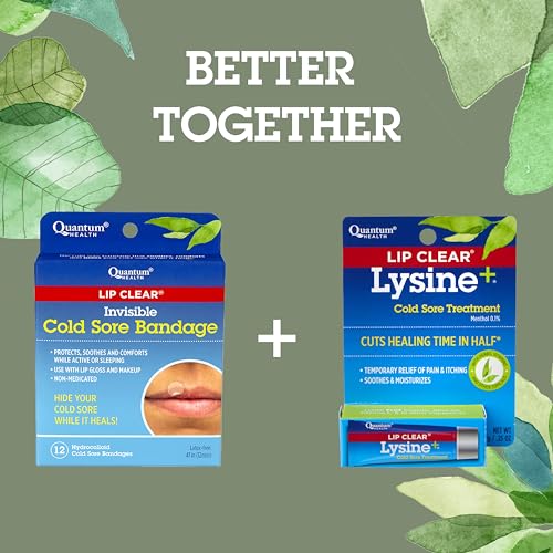 Quantum 5216031 Health Lip Clear Invisible Cold Sore Bandage, Fever Blister Patch - Patch Soothes And Protects thumb #7