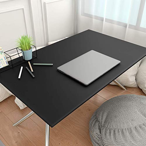 Decotalk 30"X120" Black Wallpaper Peel And Stick Black Wallpaper For Walls Removable Black Contact Paper For Cabinets Wallpaper Self Adhesive Large Solid Color Wallpaper Matte Vinyl Film Decorative #TOP4