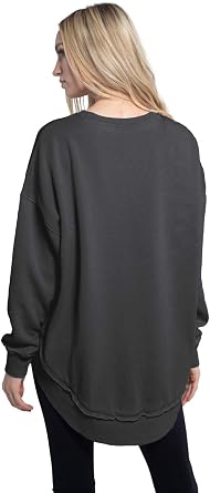 chicka-d NCAA womens Pullover Burnout Sweatshirt