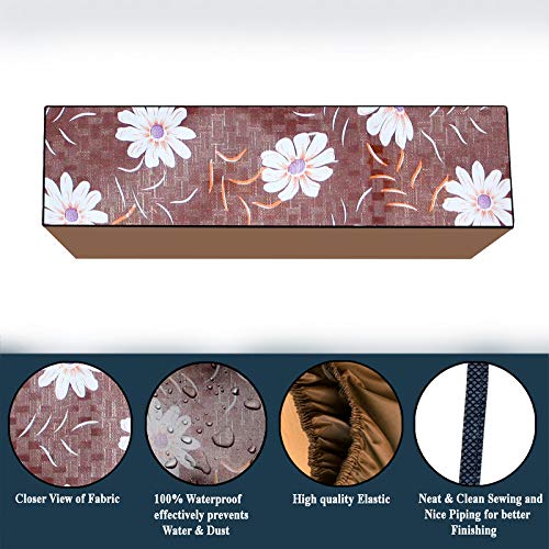 Image of Polycarbonate Water & Dustproof Split Ac Cover for Lloyd 1 Ton 3 Star Ls12b32mx, Beige (Color17)