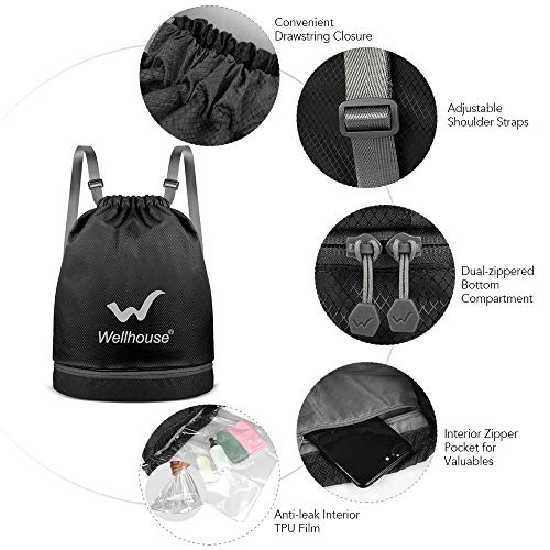 Ajcoflt Ultraleve À Prova D ;Água Saco Seco Saco de Ginásio de Esportes Ao Ar Livre Mochila com Comp