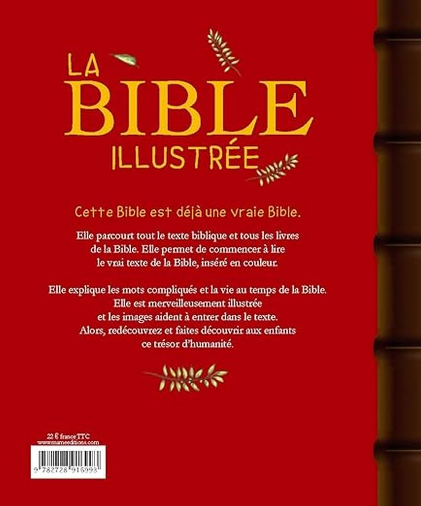 La Bible illustrée (couleur de couverture varié)