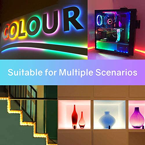 Tira LED flexible multicolor HitLights con control remoto miniatura 6