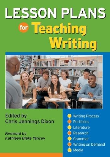 Lesson Plans for Teaching Writing