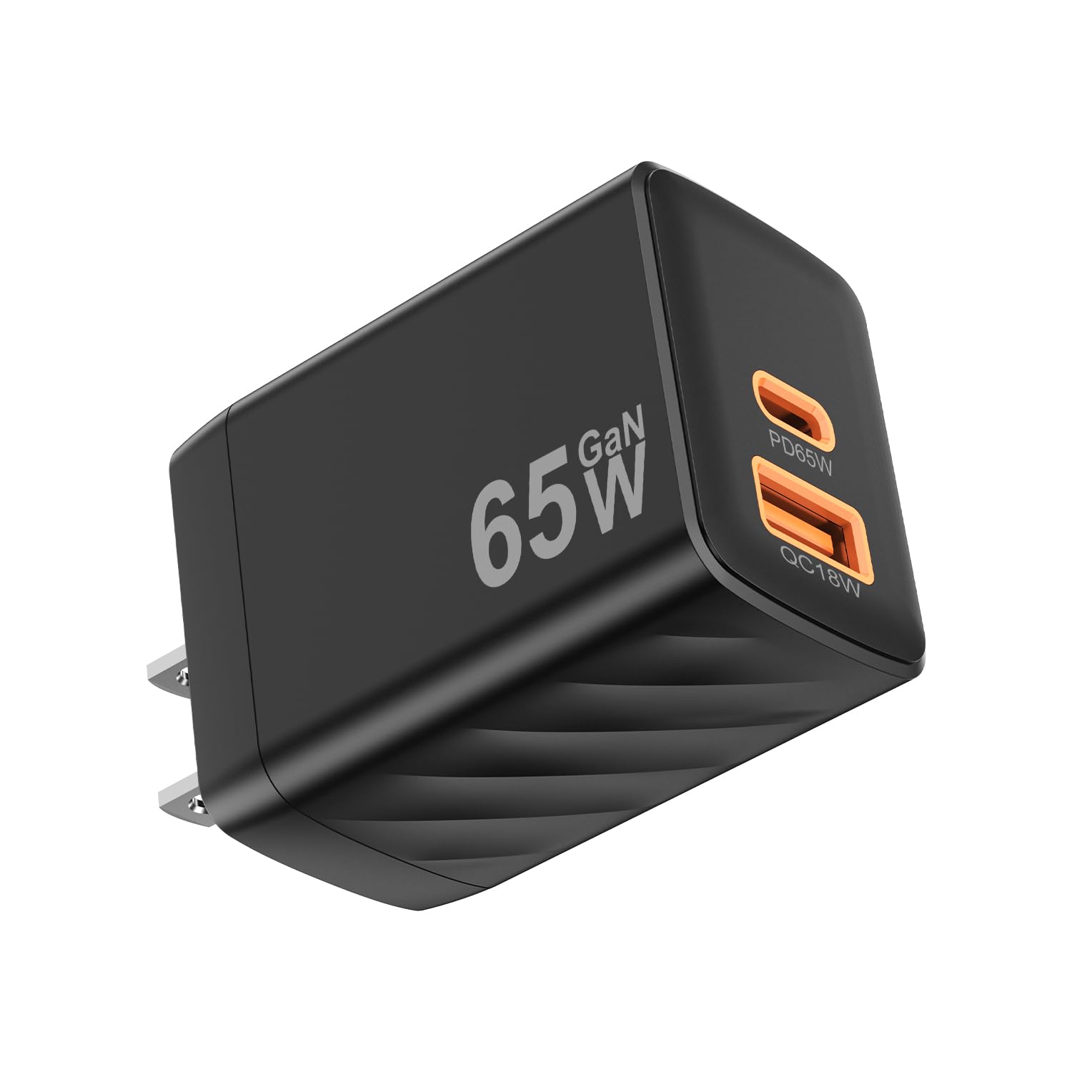 cugunu65w USB C Charger Block, GaN Nano Super Fast Charging Wall Plug Port Pd Dual A & Type C Power Adapter Brick Cube for MacBook Pro/Air, iPad iPhone 16 15/Pro, Galaxy S23/S22, Pixel, Laptop