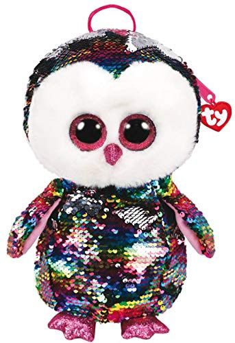 Ty Owen Sequin Zainetto (Gufo) Borse E Zainetti In Peluches