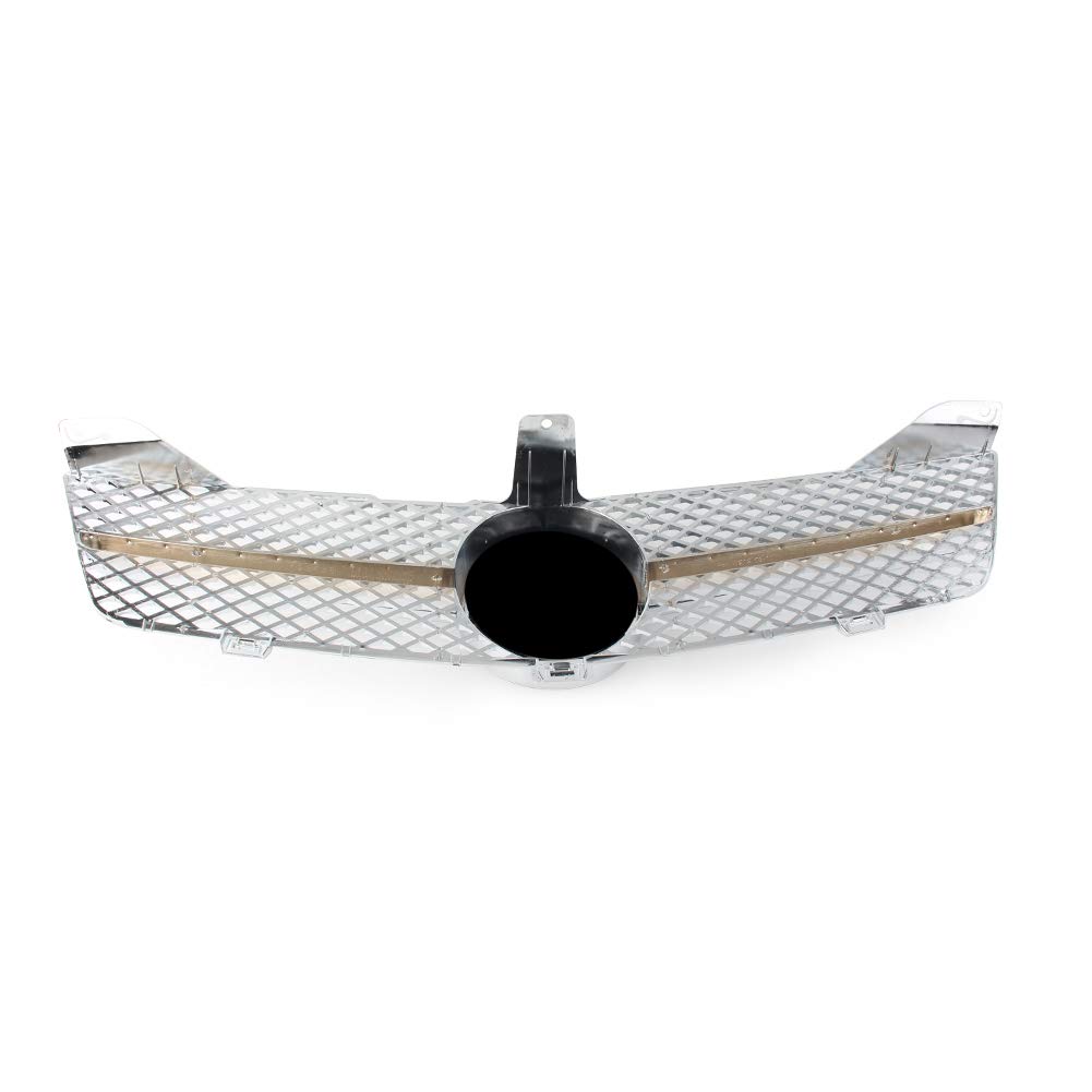 SIKUAI Parrilla delantera superior parachoques ABS cromado para W219 CLS-Class 2008-2011 Coche