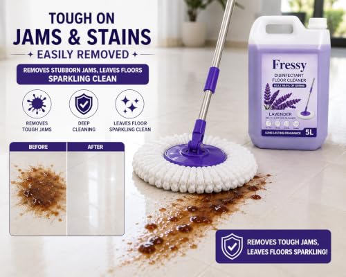 Image of Disinfectant Floor & Surface Cleaner, Lavender Bloom, 5 Litre